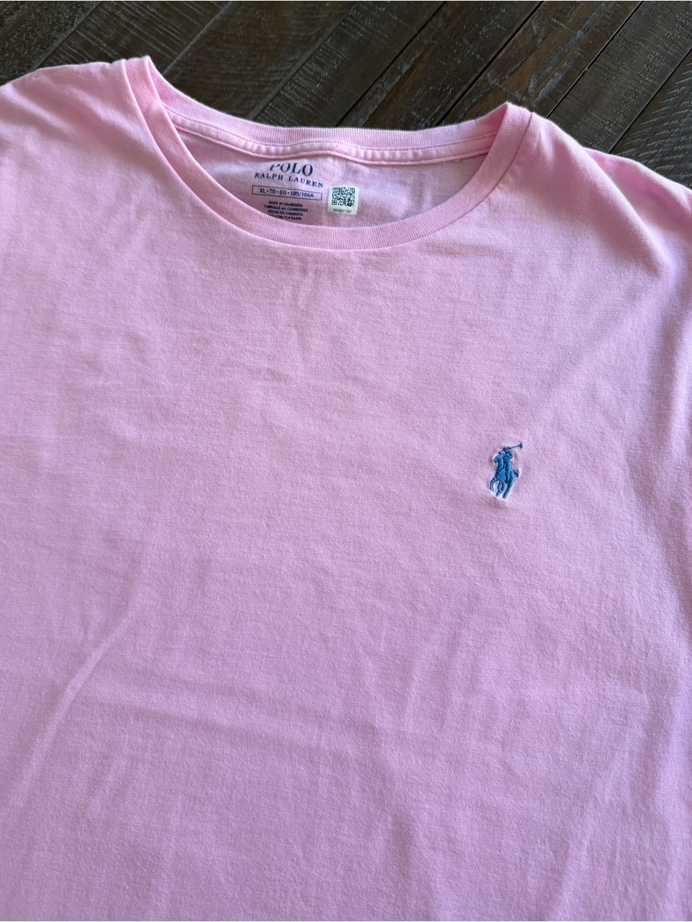 Polo Ralph Lauren Men’s Pink Crewneck T-Shirt Size XL